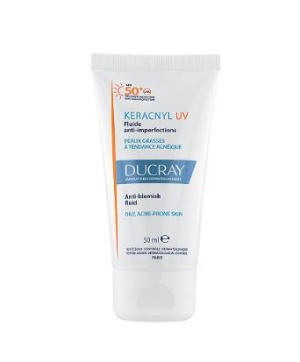 Купить: Ducray Keracnyl UV 50+ 50 мл флюид для жирной кожи