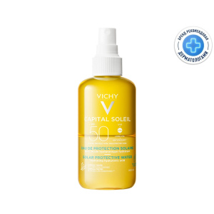 Купить: Vichy Capital Soleil SPF 50+ 200 мл спрей солнцезащитный двухфазный увлажняющий
