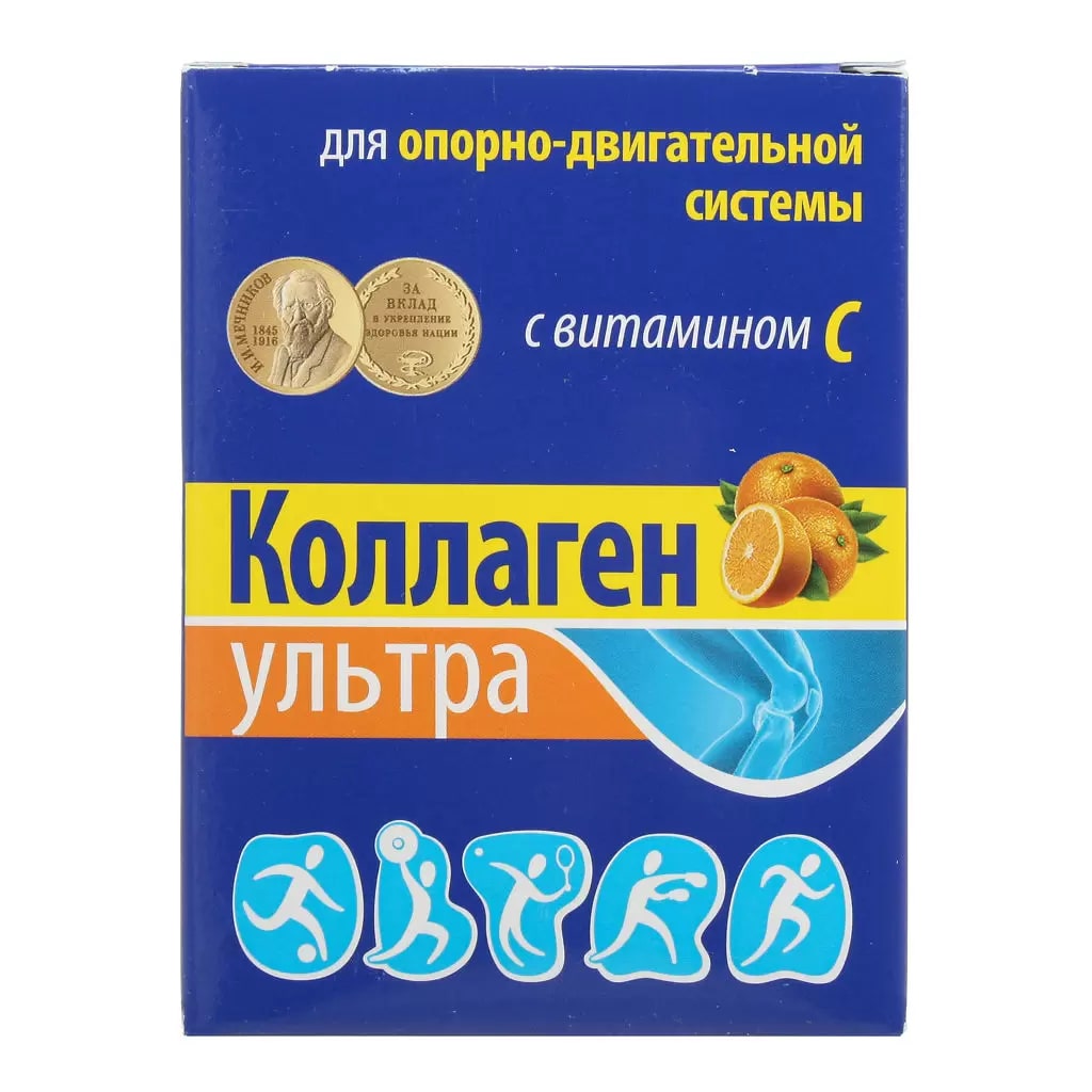 Купить Коллаген Ультра 8 г 7 шт порошок апельсин