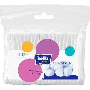 Купить: Bella Cotton 100 шт ватные палочки пакет