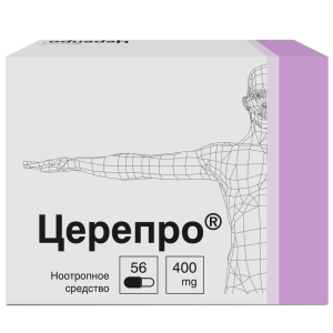 Купить: Церепро 400 мг 56 шт капсулы