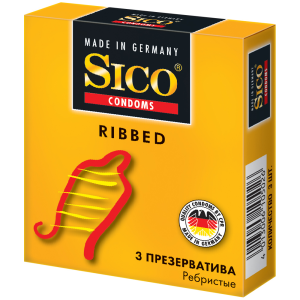Купить: Sico Ribbed 3 шт презервативы ребристые