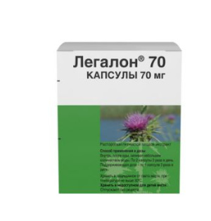 Купить: Легалон 70 мг 60 шт капсулы