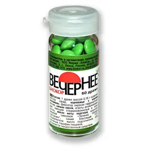 Купить Вечернее Биокор 60 шт драже