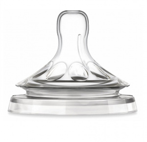 Купить: Philips Avent Natural SCF651/27 2 шт соска силиконовая для новорожденных 0 мес+