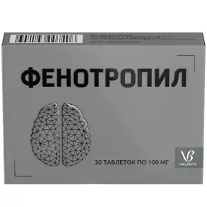 Купить Фенотропил 100 мг 30 шт таблетки