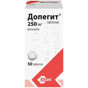 Купить: Допегит 250 мг 50 шт таблетки