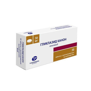 Купить: Гликлазид-Канон 30 мг 30 шт таблетки пролонгированного действия