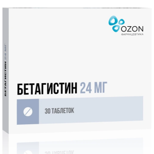 Купить: Бетагистин-Озон 24 мг 30 шт таблетки