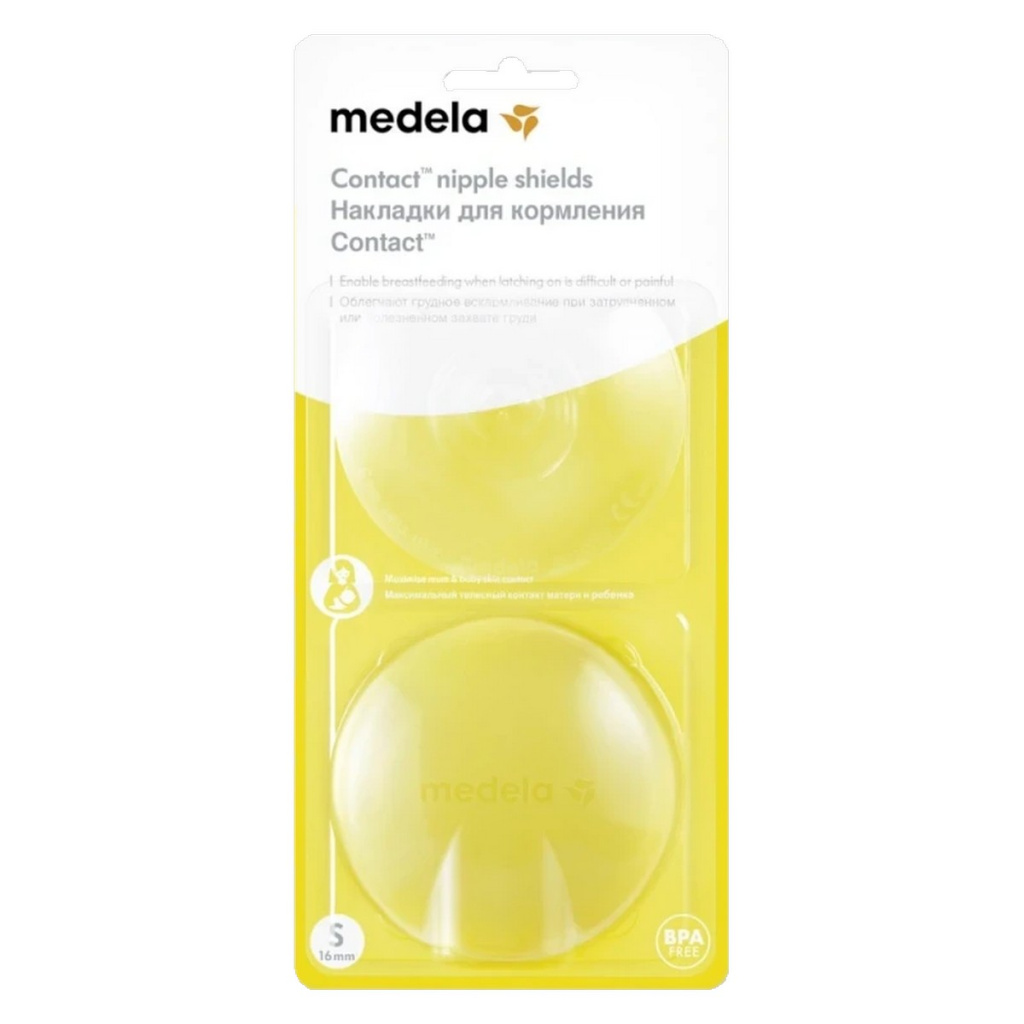 Купить Medela Contact 2 шт накладка на грудь силиконовая размер L