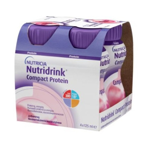 Купить: Нутридринк Компакт Протеин 125 мл 4 шт смесь жидкая клубника