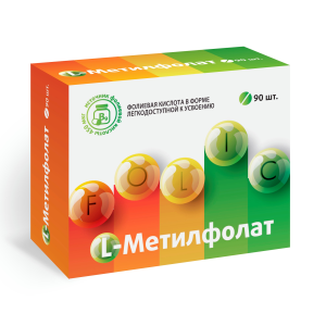 Купить: L-Метилфолат 90 шт таблетки