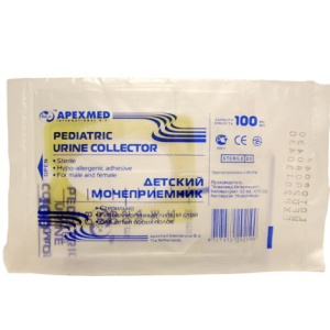 Купить: Мочеприемник для детей 100 мл 100 шт стерильный