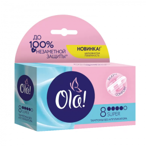 Купить: Ola! Super 8 шт тампоны