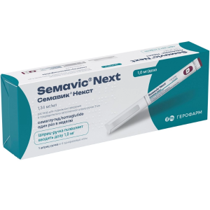 Купить: Семавик Некст 1 мг/доз 3 мл 1 шт раствор для подкожного введения шприц-ручка + иглы 4 шт