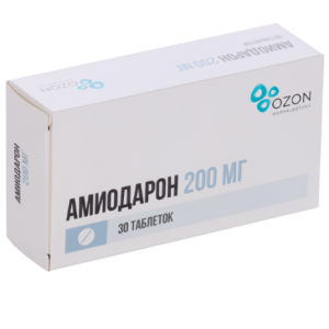 Купить: Амиодарон 200 мг 30 шт таблетки