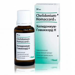 Купить: Хелидониум Гомаккорд Н 30 мл капли для приема внутрь