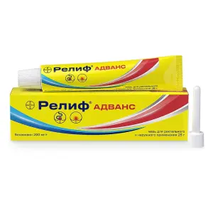 Купить Релиф Адванс 25 г мазь для ректального и наружного применения