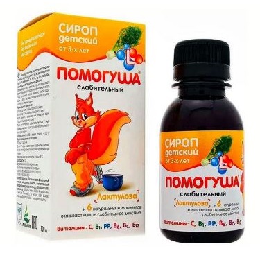 Купить Помогуша 100 мл сироп для детей слабительный