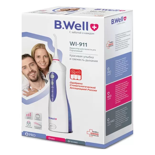 Купить B.Well WI-911 ирригатор для полости рта портативный