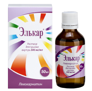 Купить: Элькар 300 мг/мл 50 мл раствор для приема внутрь