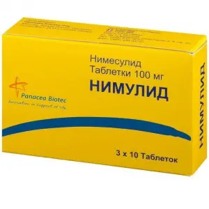 Купить Нимулид 100 мг 30 шт таблетки