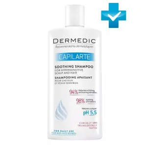 Купить Dermedic Capilarte 300 мл шампунь успокаивающий для чувствительной кожи головы