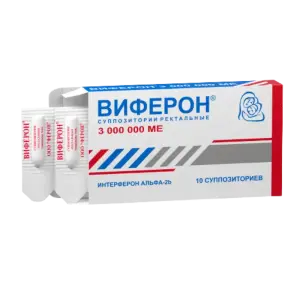 Купить Виферон 3000000 МЕ 10 шт суппозитории ректальные