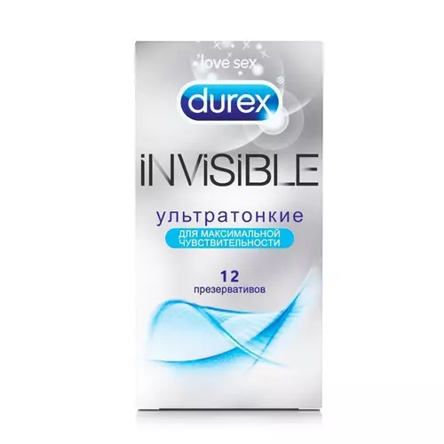 Купить Durex Invisible Emojii презервативы ультра тонкие 12 шт.
