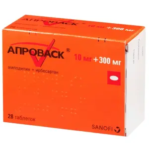 Купить Апроваск 10 мг + 300 мг 28 шт таблетки покрытые пленочной оболочкой