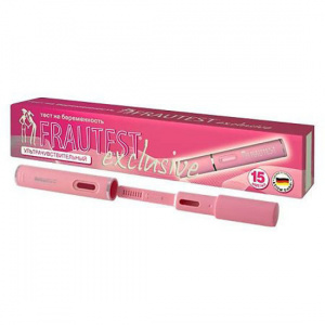 Купить: Frautest Exclusive 1 шт тест для определения беременности в кассете с колпачком ультрачувствительный