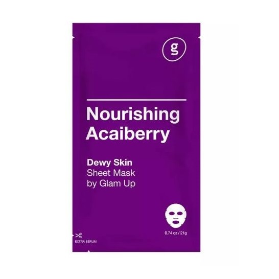 Купить Glam Up 21 г маска тканевая питательная с экстрактом ягод асаи