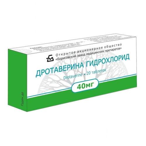 Купить Дротаверин 40 мг 20 шт таблетки