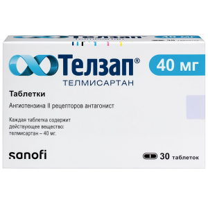 Купить: Телзап 40 мг 30 шт таблетки