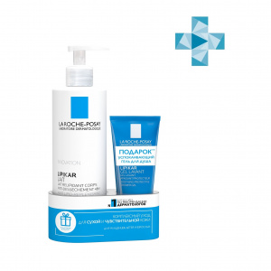 Купить: La Roche-Posay Lipikar набор молочко 400мл+гель д/душа успок. 100мл