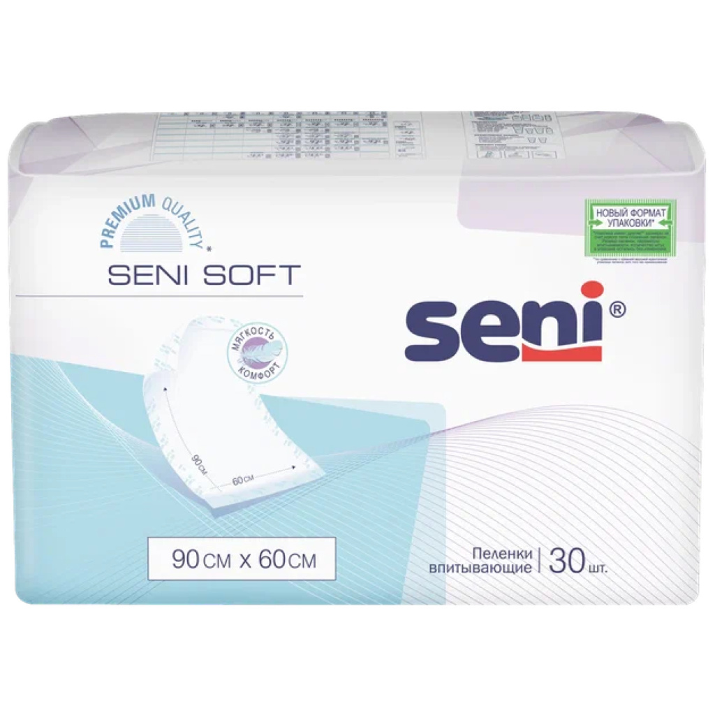 Купить Seni Soft пеленки 30 шт 60 см х 90 см