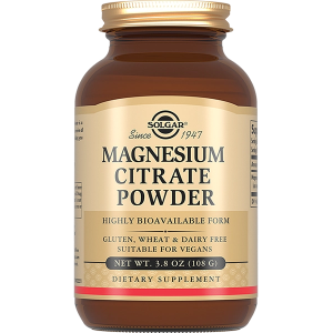 Купить: Solgar Цитрат магния 108 г порошок