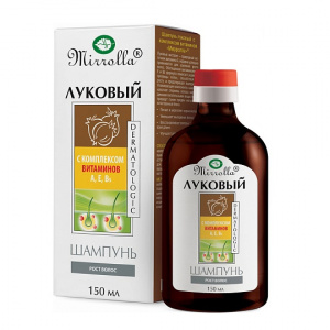 Купить: Mirrolla Луковый 250 мл шампунь для волос комплекс витаминов