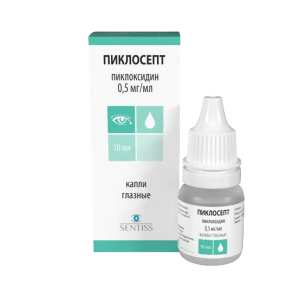 Купить: Пиклосепт 0,5 мг/мл 10 мл капли глазные
