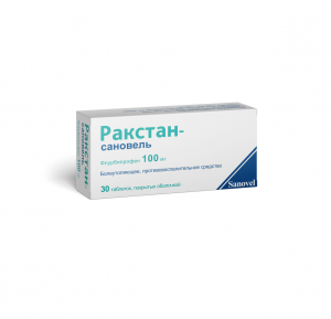 Купить: Ракстан-Санавель 100 мг 30 шт таблетки покрытые оболочкой