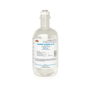 Купить Натрия хлорид 0,9 % 500 мл раствор для инфузий бутылка стекло