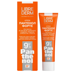 Купить: Librederm Пантенол Форте 9 % 30 мл крем при ожогах 0+