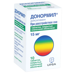 Купить: Донормил 15 мг 10 шт таблетки покрытые пленочной оболочкой