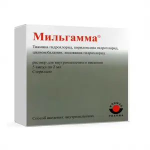 Купить Мильгамма 2 мл 5 шт раствор для внутримышечного введения