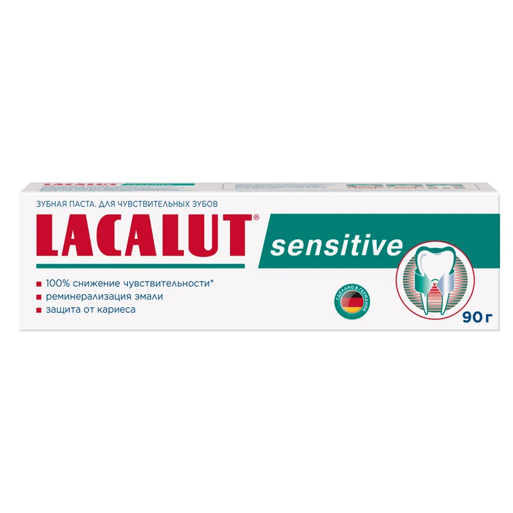 Купить Lacalut Sensitive 90 г паста зубная
