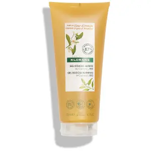 Купить Klorane 200 мл гель для душа питатательный цветок апельсина и масло купуасу