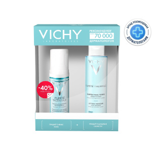 Купить: Vichy Purete Thermale 200 мл тоник для лица совершенствующий + 150 мл пенка