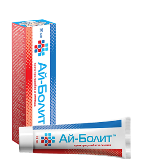 Купить: Ай-Болит 30 мл крем при ушибах и синяках с бадягой и арникой