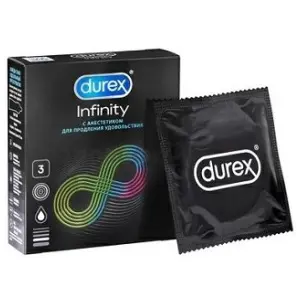 Купить Durex Infinity 3 шт презервативы с анестетиком