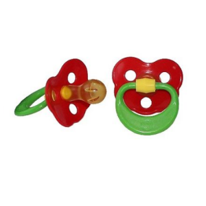 Купить: Соска-пустышка 1 шт латексная с кольцом ягодка